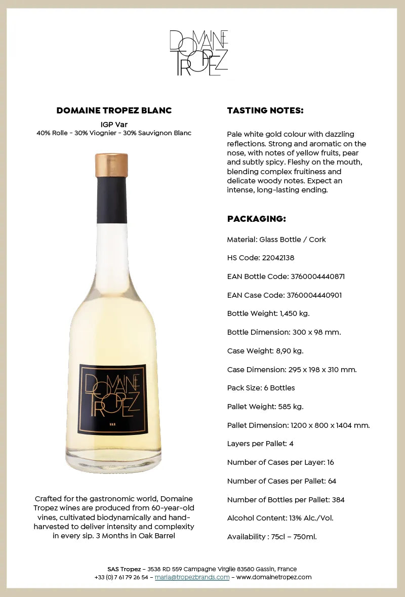 Domaine Tropez Weiß